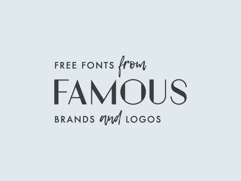 Famous Font - Dafont Free Best Dafont Fonts, Alternative Fonts, Logo Fonts Free, Brands And Logos, Dafont Fonts, Healthcare Quotes, Finance Logo, Best Free Fonts, Brand Fonts