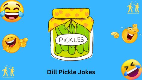 If you’re a fan of that briny, vinegary goodness known as the dill pickle, you’re in for a treat. We’ve compiled a list of over 17+ hilarious dill pickle jokes that will make you relish every punchline. So, grab a jar of pickles, get ready to laugh, and let’s dive into the world of pickle humor. Pickle Jokes, Jar Of Pickles, Pickle Jars, Dill Pickle, To Laugh, Relish, A Fan, Pickles, Humor