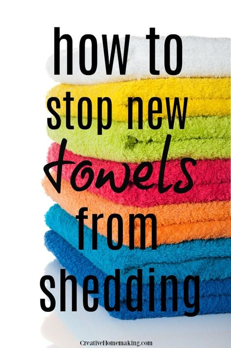 Easy DIY tips for getting new bath towels to stop shedding, how to stop fluff from coming off new towels, how to remove lint from towels, and more. #laundry #laundryhacks #cleaning #cleaningtips #cleaningtricks #cleaninghacks #creativehomemaking How To Remove Lint, Deep Cleaning Hacks, Cleaning Painted Walls, Easy Cleaning Hacks, Deep Cleaning Tips, Diy Laundry, Organized Life, Laundry Hacks, Simple Life Hacks