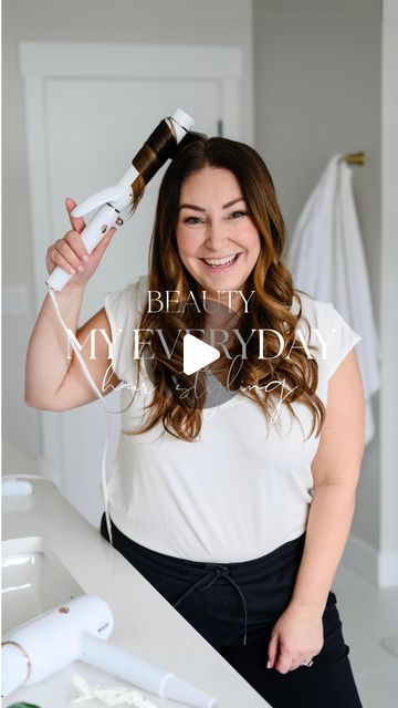 19K views · 184 comments | Ryanne Janca on Instagram: "MY EVERYDAY HAIR✨I’m so excited to share my everyday hair routine because right now T3 is having their friends and family sale with 🎉25% OFF SITEWIDE

I love their hair tools and they just came out with the Curl X which is the LONGEST barrel curling iron I’ve found! With their single pass technology it stays hot from first to last curl! 

🤳🏻Comment SHOP to get all my product details sent to your DM (you must be following me for it to work!!)

👋🏻 FOLLOW for more beauty favorites @therecruitermom

long hair, T3, hair tutorial, beach waves" T3 Hair Tools, T3 Curling Iron Tutorials, Everyday Hair Routine, Curling Iron Tutorial, T3 Curling Iron, Waves Iron, Beach Waves Hair Tutorial, From First To Last, Barrel Curling Iron