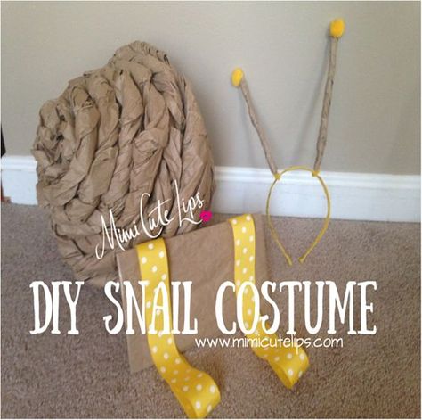 Diy Snail Costume, Snail Costume, Halloween Costumes You Can Make, Snail And The Whale, Bug Costume, Crochet Snail, Snail Craft, Book Week Costume, Diy Halloween Costumes Easy