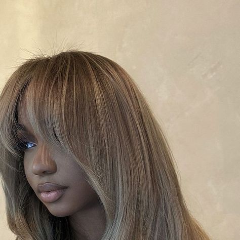 @japanstylez on Instagram: "My Signature Perfect Blonde  Using @redkenpro  Shades EQ  The PERFECT BLonde 👱🏾‍♀️  Muse @thekiamoore Looking Stunning in her Custom Japanstylez Custom Colored (Old Money Ash Blonde )  Come Take a Trip To Jah’Pan 🛫🛫🛫🛫 Custom Glueless Closure WIG ❤️❤️❤️❤️  _______________________________________________" Ash Blonde Bob Hairstyles, Ash Blonde Hair Dark Skin, Ash Blonde Black Women, Blonde Sew In, Ash Blonde Wig Black Women, Dusty Blonde Hair, Ash Blonde Hair Black Women, Blonde Hair Dyed, Different Blonde Shades