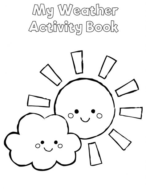 Free Preschool Weather Activity Book | Slap Dash Mom Weather Activities Preschool Free, Weather Crafts Preschool Free Printables, Free Weather Printables Preschool, Weather Prek, Weather Printables, Weather Kindergarten, March Weather, Weather Activities Preschool, April Preschool