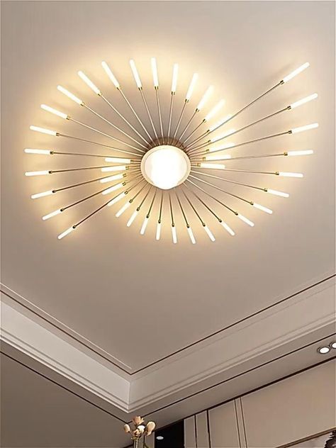 Hall Designs For Home, Modern Led Ceiling Lights Living Room, Pop For Living Room Ceiling, Living Ceiling Design Modern, Chandeliers For Living Room Ceilings, Modern Pop Ceiling Design Living Room, Home Ceiling Design Living Rooms, Kitchen Fall Ceiling Designs, Decor Home Living Room Modern