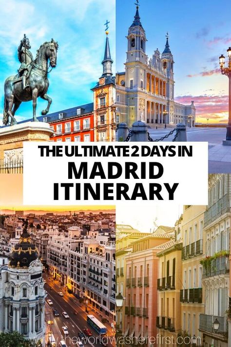 Madrid Itinerary, Madrid Nightlife, Madrid Spain Travel, Spain Road Trip, Visit Madrid, Spain Itinerary, Madrid Travel, Perfect Itinerary, Portugal Travel