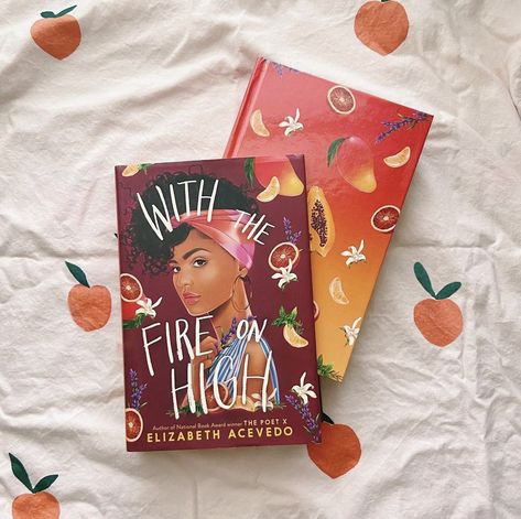 with the fire on high, elizabeth acevedo, YA book, photography, aesthetic, bookstagram Books On Fire Aesthetic, Book On Fire Photography, Kindle Fire Aesthetic, With The Fire On High Book, Book Photography Aesthetic, With The Fire On High, Little Fires Everywhere Book, Elizabeth Acevedo, Applying To College