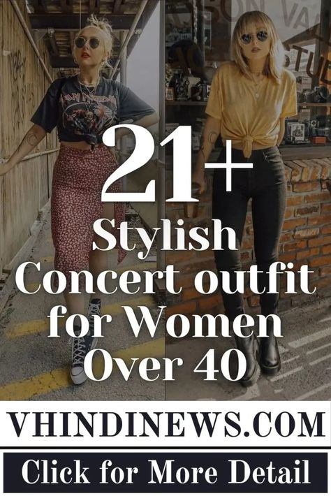 What to Wear to a Concert Over 40: 21 Stylish Concert outfit for Women Over 40 71 Dinner Concert Outfit, Bbq Cookout Outfit, Comedy Show Attire For Women, Night Time Concert Outfits, Cute Mom Concert Outfits, Maverick City Concert Outfit, Outdoor Concert Outfit Over 40 For Women, Dressy Concert Outfit Classy, Three Doors Down Concert Outfit