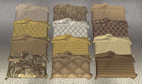 Sims 4 Blanket, Sims 2 Cc, Brown Bed, The Sims 2, Brown Flower, Los Sims, Sims 4 Collections, Ts4 Cc, Sims Mods