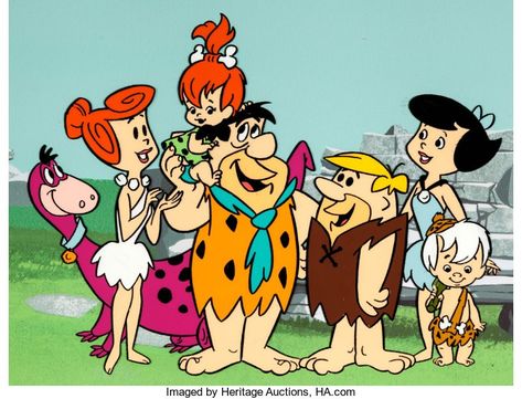 Fred Flintstones, Flintstones Cartoon, 60s Cartoons, Art Presentation, Bamm Bamm, Old Cartoon Characters, Old School Cartoons, The Flintstones, First Animation