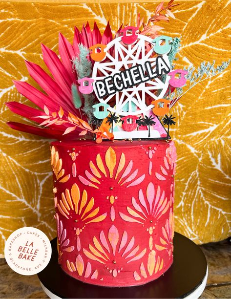 Cochella themed cake
Red cake
Stenchil cake
Dried florals
Cochella
Celebration cake Coachella Cake, Festival Cake, Cake Bday, Crazy Hat, Crazy Hats, Hat Ideas, Bright Colours, 7th Birthday, Celebration Cakes