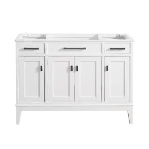 Bathroom Vanities Without Tops, Free Standing Vanity, Solid Wood Cabinets, Bathroom Vanity Base, White Vanity Bathroom, Transitional Bathroom Vanities, White Vanity, Vanity Base, Bathroom Vanity Cabinets