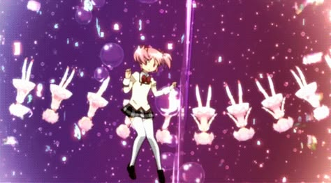 Puella Magi Madoka Magica Gif, Madoka Magica Gif, Madoka Witch, Pretty Gif, Mahō Shōjo Madoka Magica, Magia Record, Sayaka Miki, Mahō Shōjo, Banner Gif