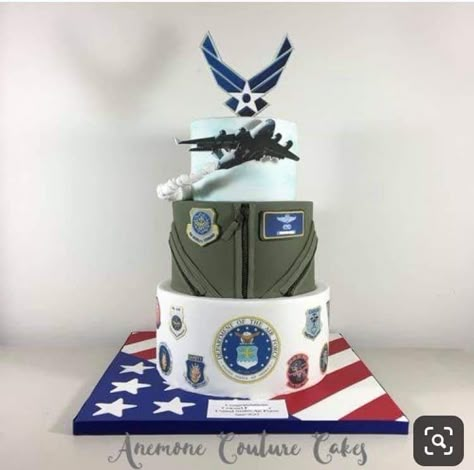 Retirement Cake Decorations, Air Force Retirement, Military Retirement Parties, Army Cake, Military Cake, Retirement Ceremony, Support Police, Military Retirement Gift, Military Party