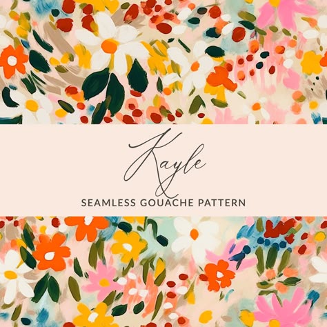 Gouache Background, Surface Pattern Design Inspiration, Pattern Design Inspiration, Abstract Flower Art, Painted Background, Watercolor Floral Print, Floral Prints Pattern, Paint Background, Pattern Modern