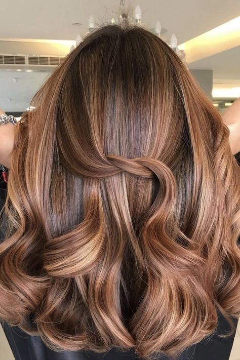 Chocolate And Caramel Hair Color, Toffee Hair Color Balayage, Biscuits Hair Color, Nutmeg Color Hair, Brown Toffee Hair, Carmel Color Hair Caramel, Mocha Carmel Hair, Caramel Copper Hair Brunettes, Hair Color Chocolate Caramel