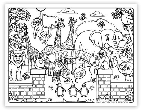 Free zoo coloring pages are the perfect activity for homeschooling, classrooms, teachers, kids' activities, and educational activities. Zoo Activities For Kids, Zoo Coloring Pages, Zoo Animal Coloring Pages, Zoo Pictures, Kids Zoo, Colouring Sheets, Mandala Coloring Pages, Animal Coloring Pages, Mandala Coloring