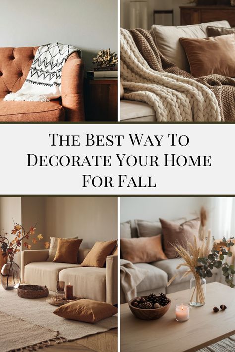 OMG, I just found the BEST fall living room decor ideas!! It’s all about creating that cozy, warm vibe we crave in autumn – and it’s easier than you think! This blog is seriously giving me all the fall feels Fall Decorated Living Rooms, Small Bedroom Decor Ideas, Fall Living Room Decor, Fall Living Room, Small Bedroom Decor, Fall Decorations Porch, Minimalist Home Decor, Home Decor Store, Minimalist Decor