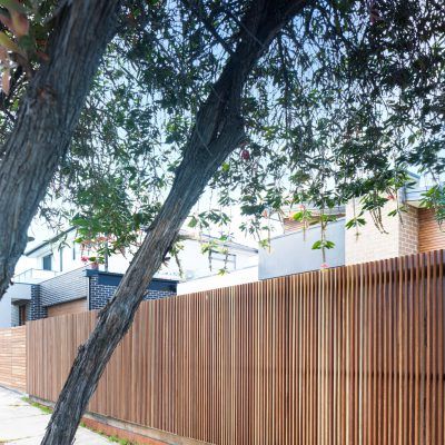 spotted gum battens-Edit-Edit Spotted Gum Fence, Modern Slat Fence, Vertical Screening Ideas Outdoor, Batten Fence Vertical, Timber Front Fence Ideas Australia, Vertical Batten Fence, Spotted Gum Deck, Timber Batten Fence, Vertical Slat Fence