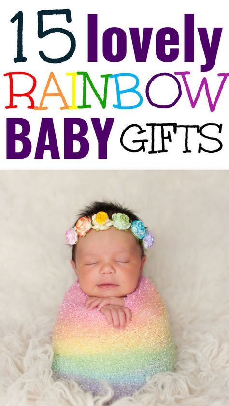 Rainbow Baby Gift Ideas, Cute Handmade Gifts, Pregnancy Survival Kit, Rainbow Baby Names, Newborn Christmas Gifts, Homemade Baby Toys, Care Package Baby, Baby Gifts To Make, Rainbow Clothes