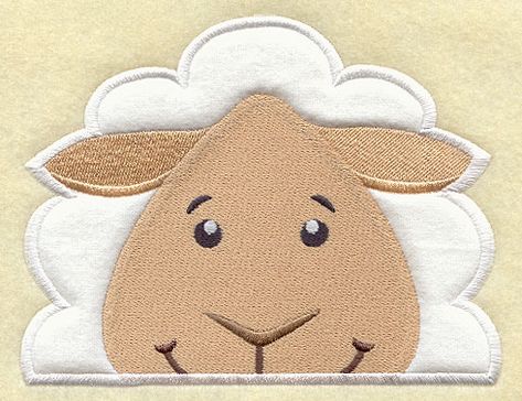 Sheep Applique, Applique Animals, Animals And Birds, Sewing Appliques, Machine Embroidery Applique, Machine Applique, Embroidery Library, Applique Patterns, Needle Arts