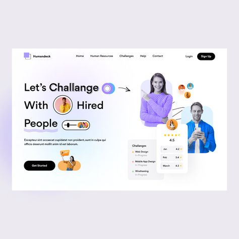 Hiring Platform Landing Page on Behance Hiring Website Design, Hr Website Design, Hiring Page Web Design, Team Collaboration Landing Page, High Converting Landing Page Design, Landing Page Hero Section, Hr Recruitment, Ux Portfolio, Landing Page Builder