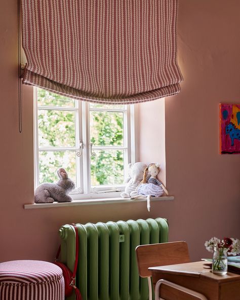 Roman Blinds Bedroom, Traditional Roman Blinds, Bedroom Blinds, Fabric Blinds, Roman Blind, Pink Bedroom, Made To Measure Curtains, Main Bedroom, Roman Blinds