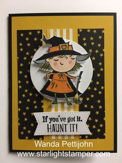 Good Witch Halloween, Scary Cute, Days Until Halloween, Kid Friendly Halloween, Witches Halloween, Halloween Cards Handmade, Happy Cards, Creative Corner, Halloween Card