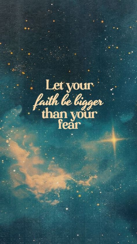 Faith over fear quote   mobile wallpaper template | premium image by rawpixel.com / Fluke Faith Fear Quotes, Do The Work Wallpaper, God And Faith, Faith Backgrounds Iphone, Let Your Faith Be Bigger Than Your Fear, Faith Lockscreen, Live Backgrounds Iphone, Wallpaper Backgrounds Bible, Cute Wallpaper Backgrounds Vintage