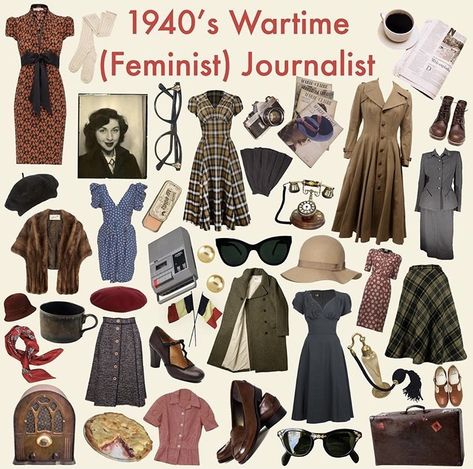 40s Aesthetic, 1940s Aesthetic, Forties Fashion, 1940s Outfits, Mood Clothes, Workout For Women, Serious Illness, 40s Fashion, Mood Board Fashion