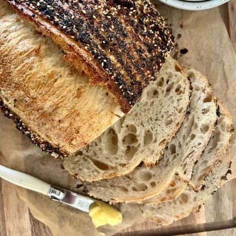 Sourdough Bread with Everything Bagel Seasoning - The Pantry Mama Everything Bagel Seasoning Sourdough Bread, Sourdough Everything Bread, The Pantry Mama Sourdough Discard Bread, Everything Sourdough Bread, Everything Bagel Sourdough Bread, Everything Bagel Sourdough, The Pantry Mama, Pantry Mama, Easy Sourdough Bread