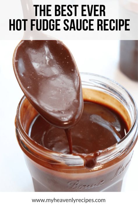 Pumpkin White Hot Chocolate Hot Fudge Recipe, Hot Fudge Sauce Recipe, Fudge Sauce Recipe, Chocolate Sauce Recipes, Homemade Hot Fudge, Chocolate Fudge Sauce, Fudge Recipes Chocolate, Hot Fudge Sauce, Fudge Recipe