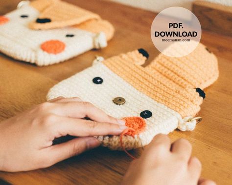 Pdf.PATTERN Crochet Fuji Instax Case THE FOX for Fuji | Etsy Polaroid Camera Bag, Camera Bag Pattern, Instax Mini 25, Polaroid Cases, Bag Pattern Crochet, Fuji Instax Mini, Crochet Clutch Bags, Fuji Instax, Crochet Case