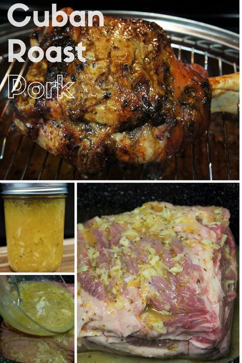 Cuban Pork Shoulder Roast In Oven, Cuban Roast Pork Shoulder, Pork Lechon, Cuban Pork Roast, Mojo Marinade, Cuban Recipe, Cuban Mojo, Mojo Pork, Cuban Pork