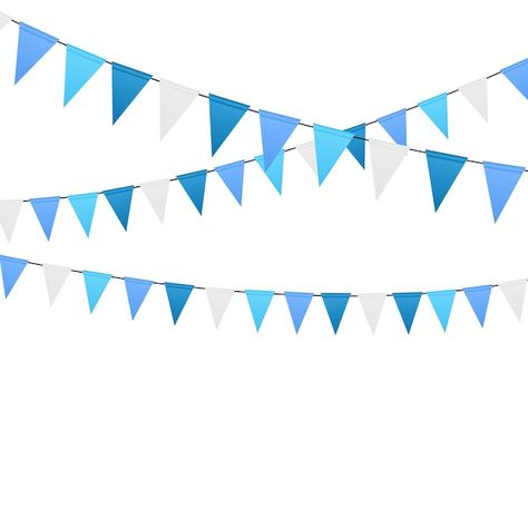 Vector party background vector illustrat... | Premium Vector #Freepik #vector #birthday-flag #bunting-flags #party-garland #party-decoration Carnival Decorations, Birthday Flags, Happy Birthday Text, Birthday Garland, Happy Holiday Cards, Birthday Text, Party Flags, Watercolor Birthday, Holiday Garlands