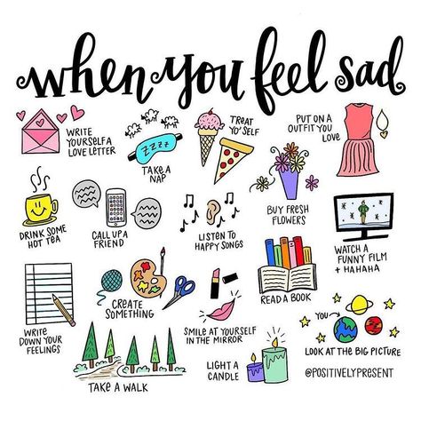 Happy Song, Self Care Bullet Journal, Vie Motivation, Self Care Activities, Feeling Down, Coping Skills, Self Improvement Tips, Emotional Health, Psych