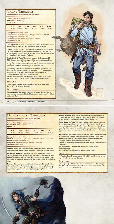 Arcane Trickster, Dnd Backgrounds, Dnd Stats, Dungeon Master's Guide, Dnd Classes, Dungeons And Dragons 5e, Dungeons And Dragons Miniatures, Dnd 5e Homebrew, D D Monsters