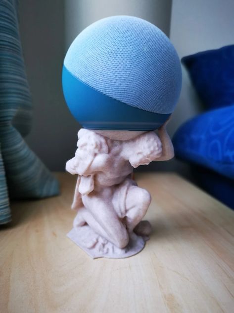 Port Merion, Atlas Statue, Apple Homepod Mini, Hercules Statue, Homepod Mini, Apple Homepod, Greek Titans, Echo Speaker, Echo Echo