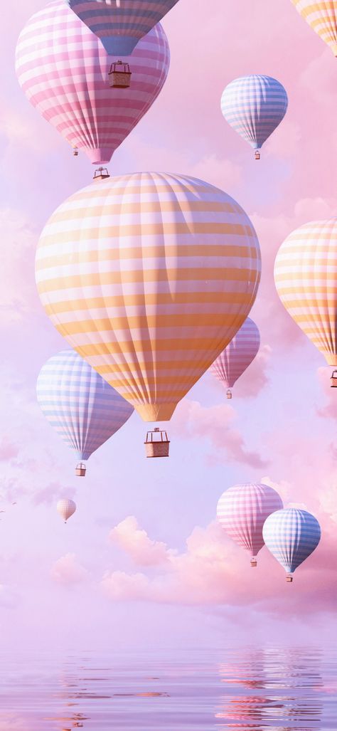 Hd Colorful Wallpaper Backgrounds, Cellphone Wallpaper Backgrounds Iphone, Ballons Wallpaper, New Nature Wallpaper, Pretty Wallpapers Tumblr, Phone Wallpaper Pink, Beautiful Wallpapers Backgrounds, Flower Background Wallpaper, Hot Air Balloons