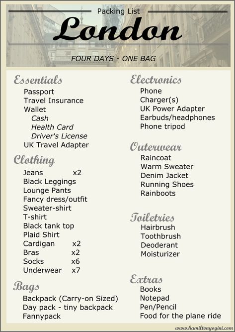 Packing List – London Long-weekend | CardinEllE What To Pack For London, London Packing List, London In Winter, London In November, London In October, London England Travel, Winter Packing List, Weekend In London, London Bucket List