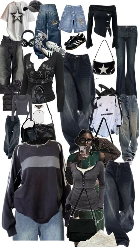 Modern y2k Modern Y2k Outfits, Modern Y2k, Outfit Collage, Y2k Outfits, Collage