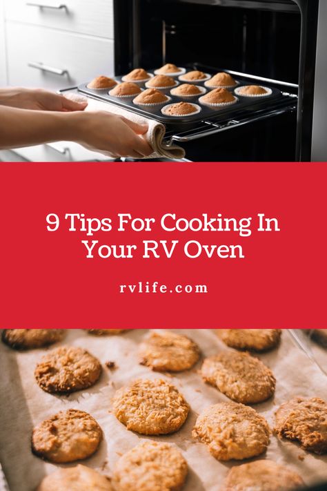 Cooking in your RV oven shouldn’t have to be a chore. For those who live in their RV full-time, you can make most of the things you made in your sticks-and-bricks oven. Rv Baking Recipes, Rv Oven Tips, Rv Oven Recipes, Camper Meals, Rv Oven, Turkey Tips, Rv Cooking, Tips For Cooking, Oven Recipe