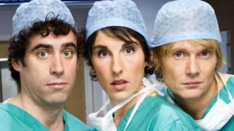 Looking back at Green Wing | Den of Geek Stephen Mangan, Tamsin Greig, Junior Doctor, Comedy Actors, Green Wing, Medical Drama, British Comedy, Fav Movies, British Tv