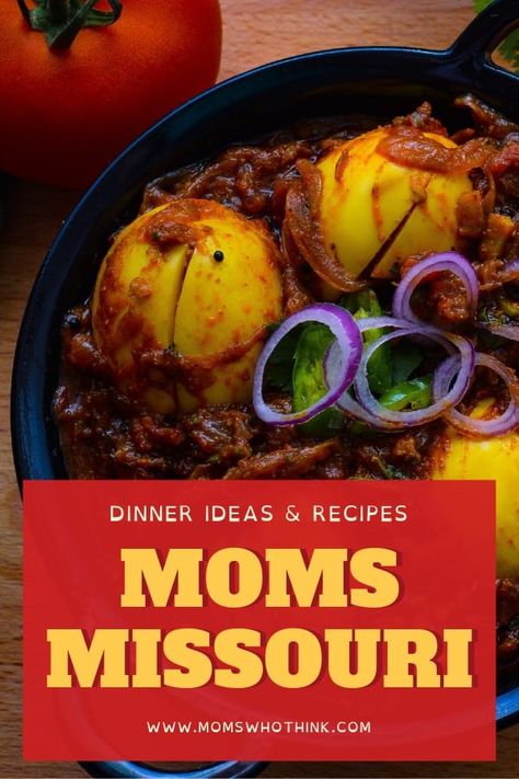 Moms Missouri Recipe | Moms Who Think Potatoes Ground Beef, Layered Potatoes, Beef And Onions, Meat And Potatoes, Cooked Chicken Recipes, State Foods, Hearty Meal, Meal Recipes, Potato Dishes