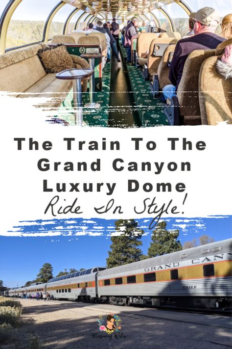 Sedona Train Ride, Arizona Train Rides, Grand Canyon Railway And Hotel, Grand Canyon Train Ride, Train Travel Usa, Canyon Ultimate, Amtrak Travel, Grand Canyon Vacation, 7 Natural Wonders