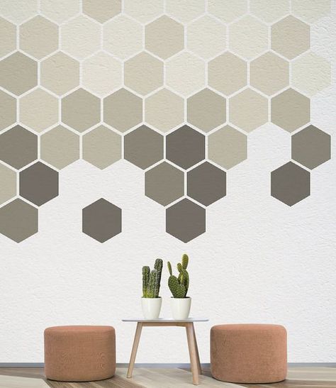 Wall Paint Patterns, Diy Wall Painting, Bedroom Wall Designs, Scandinavian Style Interior, Wall Paint Designs, Living Room Design Decor, Diy Wood Projects Furniture, Room Wallpaper, Geometric Wall