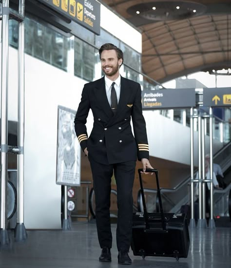 Pilot Style Men, Pilot Outfit Man, Pilot Husband Aesthetic, Pilot Uniform Men Aesthetic, Aviation Outfit, Flight Attendant Men, Pilot Uniform Men, Pilot Outfit, Aviation Wedding Theme