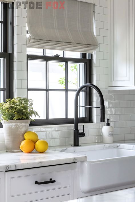 Black pull down kitchen faucet with towel rack Farmhouse Kitchen Faucet Ideas, Kitchen Faucets Ideas, Kitchen Faucet Ideas, Faucets Ideas, Black Kitchen Faucet, Gold Kitchen Faucet, Modern Black Kitchen, Modern Kitchen Faucet, Kitchen Faucets Pull Down