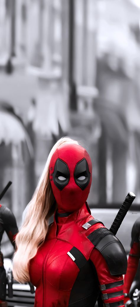 Deadpool & Wolverine Lady Pool Marvel, Lady Deadpool Wallpaper, Deadpool And Wolverine Gif, Marvel Hd, Dino Thunder, Deadpool Funny, Lady Deadpool, Deadpool Wallpaper, Deadpool 3