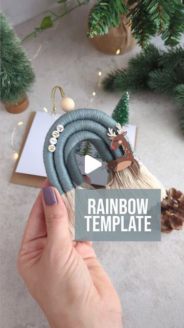 Macrame Rainbow Diy, Rainbow Template, Macrame Style, Rainbow Diy, Macrame Tutorials, Rainbow Macrame, Macrame Rainbow, Macrame Tutorial, Macrame Projects