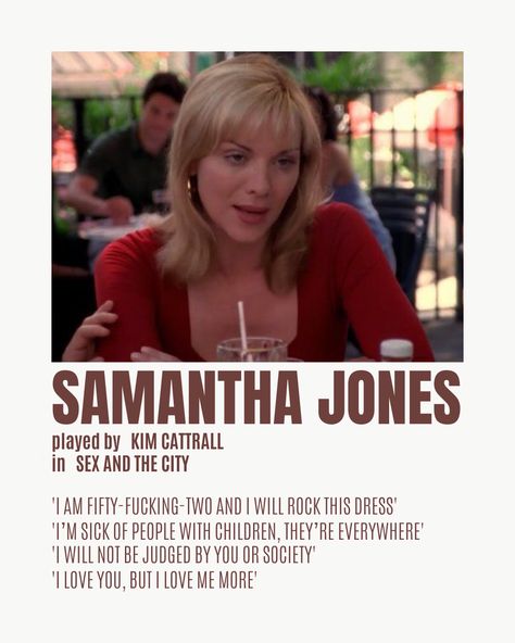 Samantha Jones Wallpaper, Satc Samantha, Samantha Jones Quotes, Sick Of People, Kim Cattrall, Samantha Jones, Love Me More, Im Sick, Wallpapers